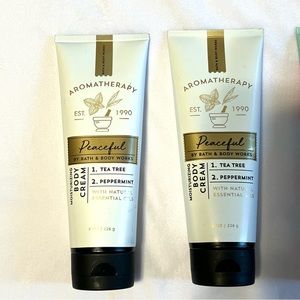 2 Piece lotion bath and body